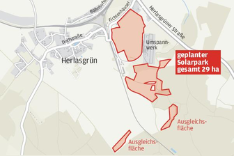 Wo in Herlasgrün bald grüner Strom erzeugt werden könnte - 