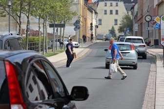 Wo Meerane neue Zebrastreifen plant - Nach einer Beratung im Technischen Ausschuss steht fest: An der August-Bebel-Straße wird ein Fußgängerüberweg angestrebt.