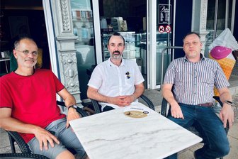 Wo Politik noch unverdorben ist: Kleine Koalitionstipps von drei Männern von der CDU-Ortsgruppe Werdau - Andreas Gnaden, Carsten Müller, Marcus Stabel. Sie gehören zur Ortsgruppe der CDU in Werdau.