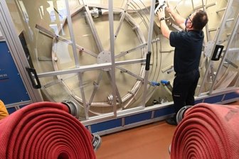 Wo Schläuche gewaschen werden -