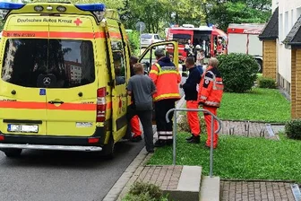 Wohnungsbrand in Mittweida - Im Wohnblock Lauenhainer Straße am Kindergarten hatten Mieter Sachen auf dem Herd vergessen.