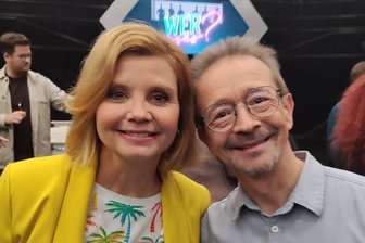 Womit ein Türmer aus dem Erzgebirge die Fernsehprominenz beeindruckt - In Köln hat Matthias Melzer einige Prominenten getroffen: unter anderem Annette Frier.