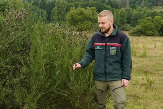 Worauf ein junger Vogtländer im Naturschutzgebiet am Rande Plauens künftig achtet - Um das Naturschutzgebiet „Großer Weidenteich“ kümmert sich Martin Gläser.