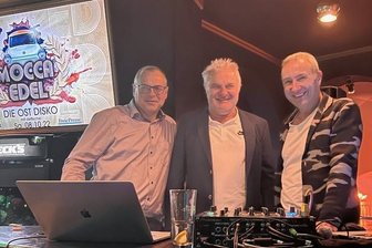 Wünsch-Dir-Was geht weiter - Gemeinsam macht's Spaß: Die DJs Steven Simmon, Detlef "Det" Fischer und Matthias König (v. l.) legten diesmal zur Ostdisko auf.