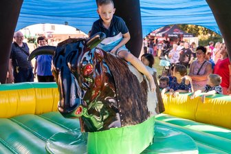 XXL-Landparty in Lastau: Ein Wochenende voller Spaß und Unterhaltung - Im Colditzer Ortsteil Lastau steigt eine XXL-Landparty. Mit dabei: Bullenreiten.