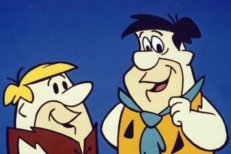 Yabba Dabba Doo! - Die ersten Amerikaner: Fred Feuerstein (rechts) und sein Freund Barney Geröllheimer.