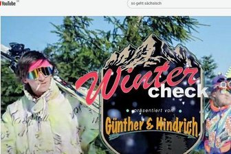 Youtuber testen die Piste am Kleinen Fichtelberg - Günther & Hindrich im Schnee von Oberwiesenthal.