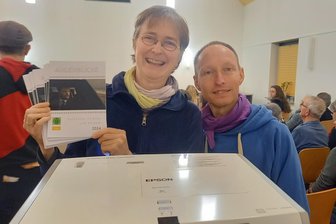 Zehn Filme bei freiem Eintritt: „Augenblicke“ macht Station in Werdauer Region - Katharina Burkhardt und Andreas Fickenscher aus Hof bringen das Kurzfilmkino in die Region.