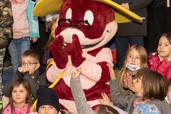 Zeichentrick-Star Doc Croc begeistert Kinder -
