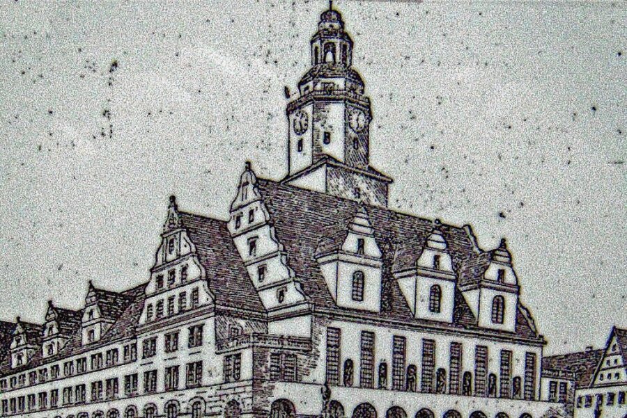 Zeichnungen von einst zeigen, welche Pläne Architekten für den Bau des Plauener Rathauses hatten - Bevor das Neue Rathaus in Plauen gebaut wurde, gab es 1908 einen Architektenwettbewerb. Dieser abgebildete Vorschlag aus Stuttgart befindet sich im Stadtarchiv, fand damals aber keine Zustimmung. 