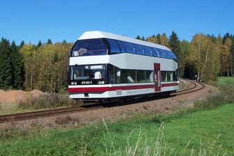 Zellwaldbahnverein feiert in Großvoigtsberg seinen 15. Geburtstag – und zwar mit „Alma“ - Der Doppelstockschienenbus „Alma“ pendelt am 26. Oktober zweimal zwischen Freiberg und Großvoigtsberg.