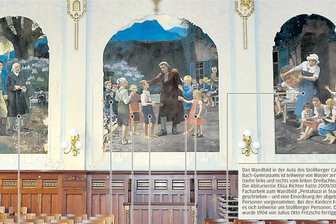 Zerfressenes Riesen-Wandbild soll endlich restauriert werden -