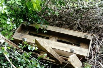 Zerstörte Idylle an der Torfgrube -