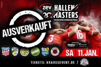ZEV-Hallenmasters in Zwickau: FSV, VFC Plauen, Chemnitzer FC und Co. spielen vor ausverkauftem Haus - Die 20. Auflage des ZEV-Hallenmasters am 11. Januar in der Zwickauer Stadthalle ist bereits ausverkauft.