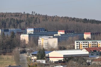 Zigarettenautomat in Flöha gesprengt - Das Wohngebiet Sattelgut liegt auf einer Anhöhe über der Stadt Flöha.