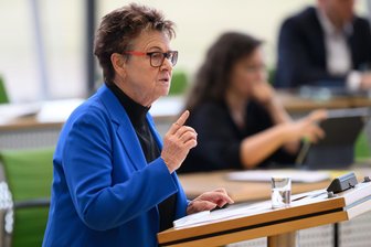 Zimmermanns Abschied: Wohin steuert das BSW Sachsen nach dem Abgang seiner Mitgründerin? - Sabine Zimmermann hatte in dieser Woche ihren letzten Auftritt im Plenum des Landtags.