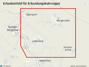 Zinnsuche in Gottesberg: Erkundungsbohrungen starten -