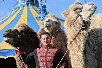 Zirkusleute treten auf in Königsfeld - 