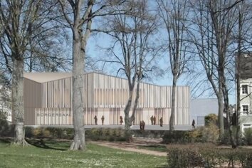 Zschopauer Kultursaal soll mit Darlehen gebaut werden - Im Saal sollen rund 400 Gäste Platz finden.