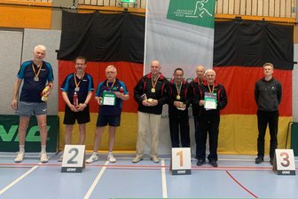 Zum ersten Mal Deutscher Meister: Hohndorfer Tischtennis-Senioren erfüllen sich Traum - Gold bei den Deutschen Meisterschaften: Für die Hohndorfer Senioren ist das eine Premiere.