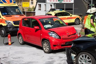 Zusammenstoß auf der B 283 -