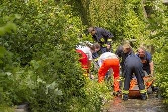 Zwönitz: Seniorin nach Sturz am Zwönitz-Ufer geborgen -