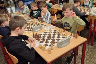 Zwei Geringswalder Schachtalente werden Kreismeister - Leon Langklotz (r.) vom LWV Geringswalde wurde Kreismeister in der Altersklasse U 10.