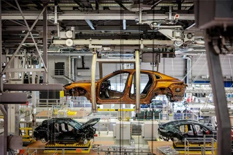 Zwei Millionen Porsche „made in Leipzig“ vom Band gerollt - Die Karosserie des Jubiläumsfahrzeugs.