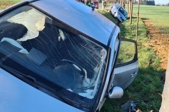 Zwei Personen bei Unfall schwer verletzt - Schwerer Unfall an der B 173 nahe Lichtentanne.
