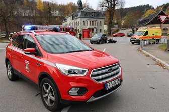 Zwei schwere Motorrad-Unfälle im Erzgebirge - In Antonsthal wurde am Sonntag ein Motorradfahrer bei einem Unfall schwer verletzt.