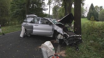 Zwei tödliche Unfälle in der Region - Auf der S 274 starb am Samstag ein 46-Jähriger.