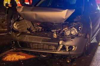 Zwei Verletzte bei Auffahrunfall an Talsperre Pirk - 