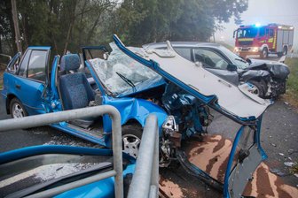 Zwei Verletzte bei Kollision in Weißenborn - 