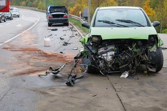 Zwei Verletzte bei Unfall in Aue -