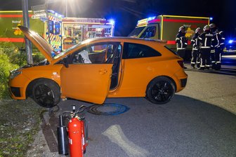 Zwei Verletzte bei Unfall in Markersbach - Seat prallt gegen Laternenmast - Ein Pkw Seat ist in Markersbach gegen einen Laternenmast geprallt.