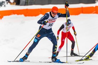 Luca Petzold aus Auerbach/V., der für den WSC Erzgebirge Oberwiesenthal startet.
