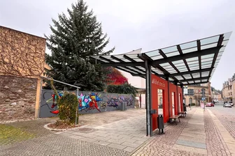 Zwei Vogtland-Städte gewinnen Preise im Wettbewerb „Ab in die Mitte“ - Das Kölbelsche Eck ist einer von acht Plätzen in Reichenbach, an denen Grün-Pavillons entstehen sollen.