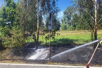 Zweiter Brand in zwei Tagen: Feuerwehr Seelitz im Einsatz - Das Feuer konnte am Samstag von den Kamneraden rasch unter Kontrolle gebracht werden.