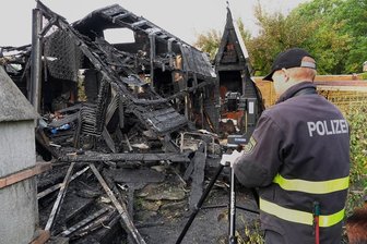 Zweiter Laubenbrand in einer Nacht -