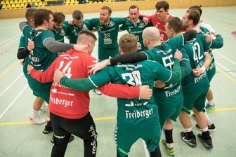 Zweiter Streich der HSG II - Ausgelassener und verdienter Jubel: Das Team der HSG Freiberg II hat am Sonntagabend im Landespokal mit dem LHV Hoyerswerda den zweiten Sachsenligisten ausgeschaltet und steht nun im Viertelfinale.