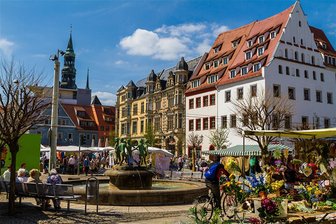 Zwickau: 50 Händler beim Sachsenmarkt dabei - Im Zwickauer Stadtzentrum wird für Mittwoch wieder zum Sachsenmarkt eingeladen.