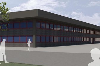 Zwickau beschließt Neubau eines Stadtarchivs - Die Vorstudie für das geplante Zentralarchiv: ein 75 mal 75 Meter großer Flachbau.