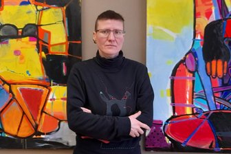 Zwickau: Führung durch Ausstellung im Robert-Schumann-Konservatorium - Tanja Pohl stellt im Konservatorium in Zwickau aus.