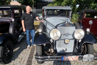 Zwickau: Horch-Klassik umrahmt Museumsfest - Zu den mittlerweile zahlreichen treuen Teilnehmern der Horch-Klassik zählt auch Roland Beetz aus Hohenstein-Ernstthal mit seinem Horch 420 aus dem Baujahr 1930.