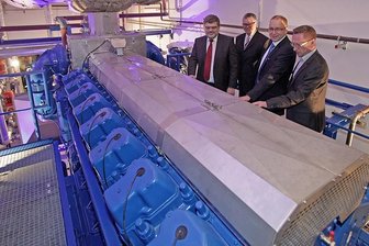 Das neue Blockheizkaftwerk bei VW in Zwickau ist seit Dienstag in Betrieb.