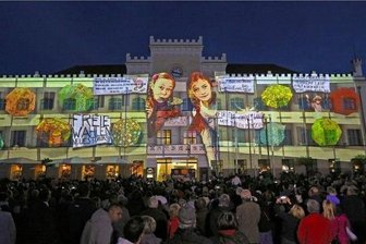 Zwickau verzeichnet im Jubiläumsjahr mehr Touristen und Übernachtungsgäste - Das "Festival of Lights" in Zwickau war 2018 ein Publikumsmagnet.
