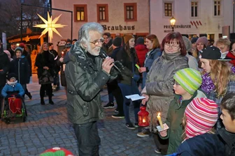 „Zwickau zeigt Herz“ auf dem Zwickauer Domhof geplant - Auch Gerhard Neef sang schon bei „Zwickau zeigt Herz“.
