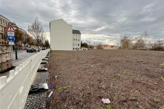 Zwickauer Bahnhofstraße: Wagner-Areal wird nicht zum Parkplatz - Entlang der Bahnhofstraße soll es ab dem Sommer bunt blühen. Die Stadt plant dort einen Blühstreifen.