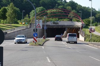 Zwickauer City-Tunnel wird auf Standfestigkeit geprüft - Der City-Tunnel in Zwickau muss alle sechs Jahre einer Hauptprüfung unterzogen werden.