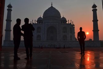 Zwickauer Hochschule veranstaltet Indien-Abend im Alten Gasometer - Das Taj Mahal bei Sonnenaufgang: Indien ist Thema im Alten Gasometer.